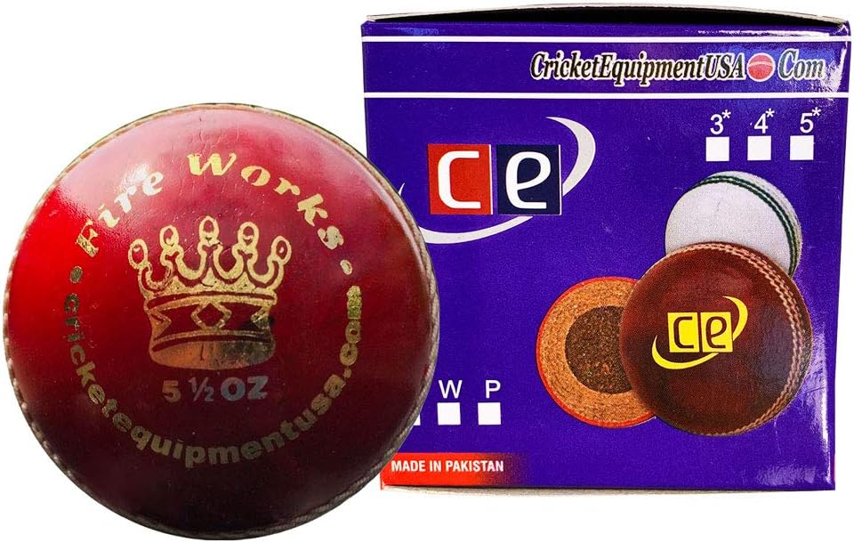CE Cricket Balls White Red Pink T20 ODI Cricket Matches Tournaments Practice